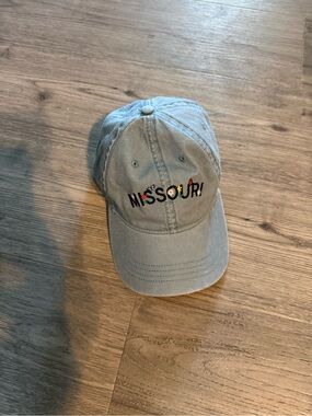 Blue Embroidered "MISSOURI" Baseball Cap